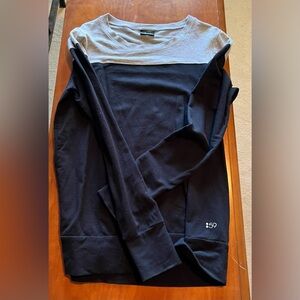 Splits59 Black and Gray Women's workout top size Medium